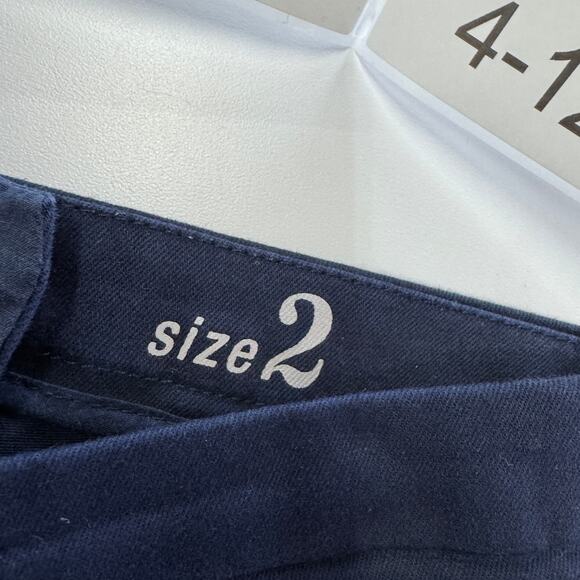 J.Crew Pants Womens 2 Blue Dannie Skinny‎ Ankle Zip Back High Rise Career - Picture 4 of 8